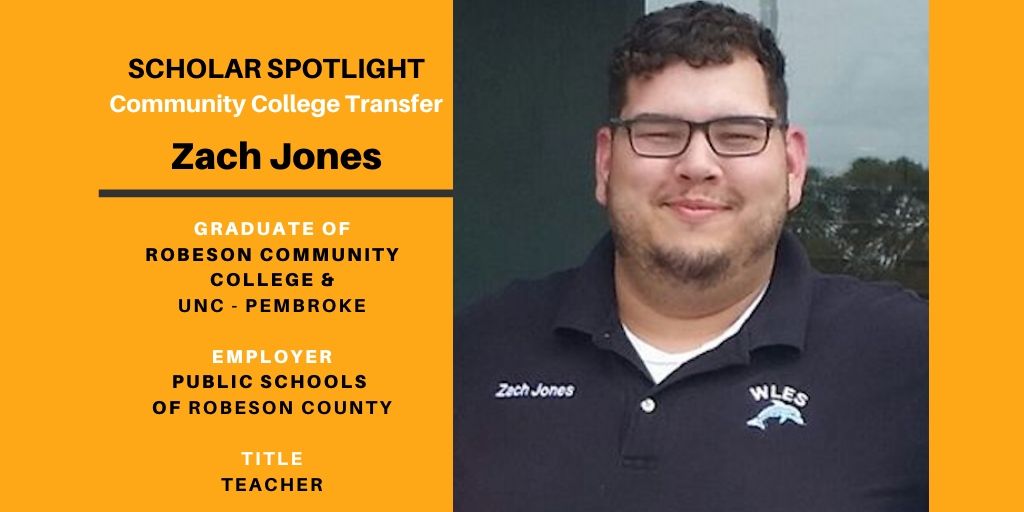 Golden LEAF Scholarship Alumni Spotlight on Community College Transfer Zach Jones