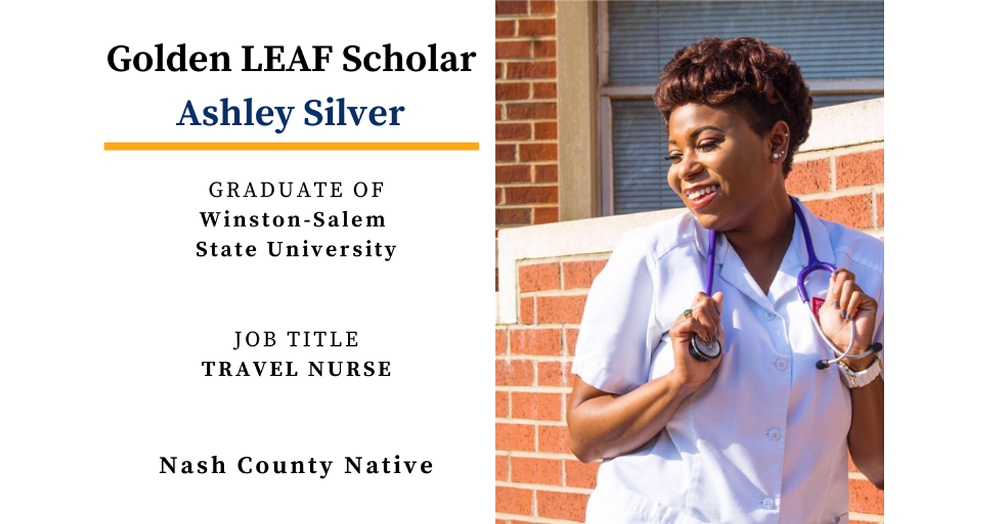Golden LEAF Scholarship Alumni Spotlight: Ashley Silver