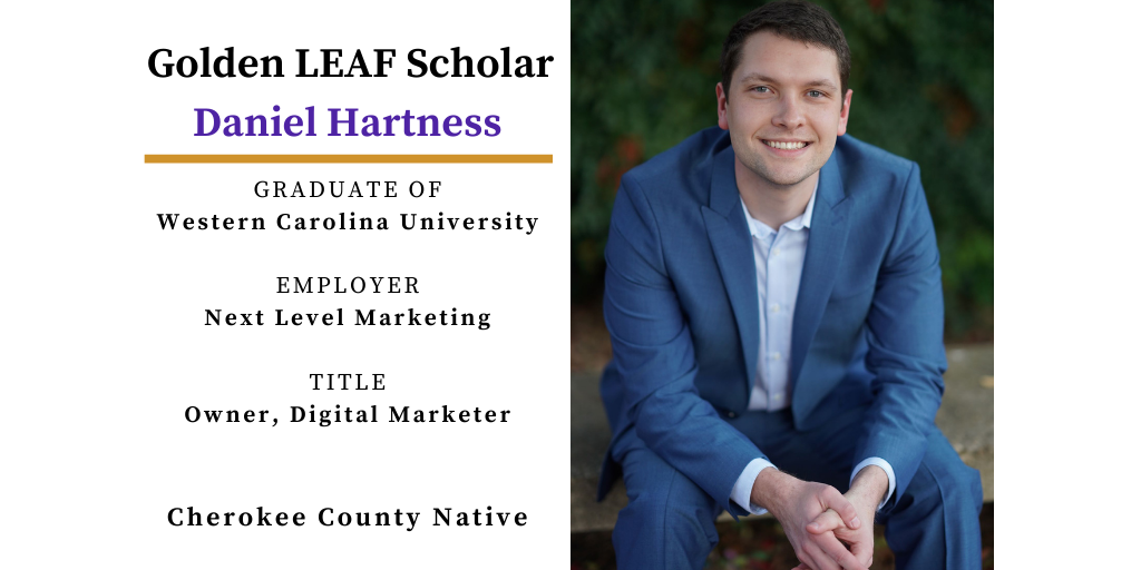 Golden LEAF Scholarship Alumni Spotlight: Daniel Hartness