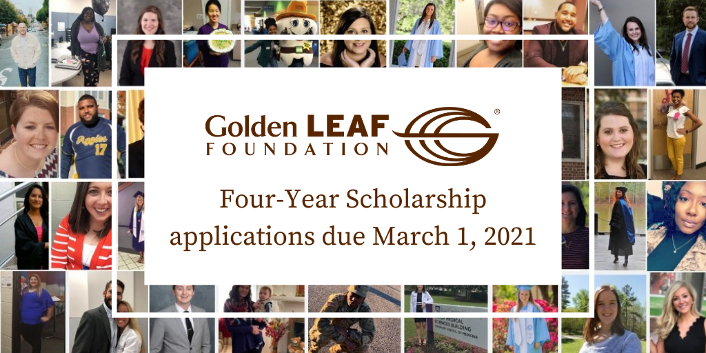 March 1 deadline fast approaching for Four-Year Golden LEAF Scholarship applications