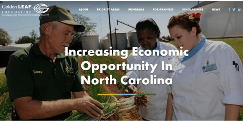 Golden LEAF revamps website to improve outreach, enhance user experience, move economic needle