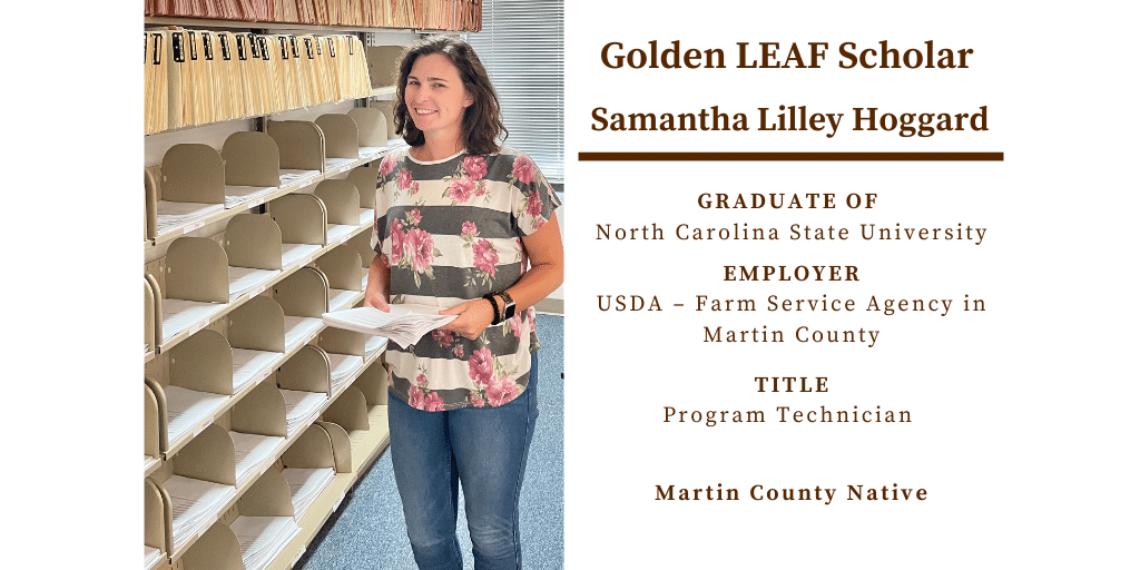 Golden LEAF Scholarship Alumni Spotlight: Samantha Lilley Hoggard