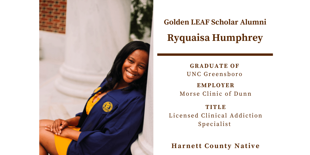 Golden LEAF Scholarship Alumni Spotlight: Ryquaisa Humphrey