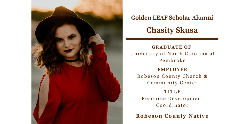 Golden LEAF Scholarship Alumni Spotlight: Chasity Skusa