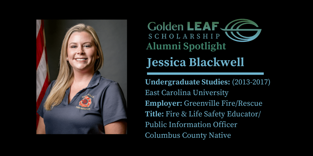 Golden LEAF Scholarship Alumni Spotlight: Jessica Blackwell