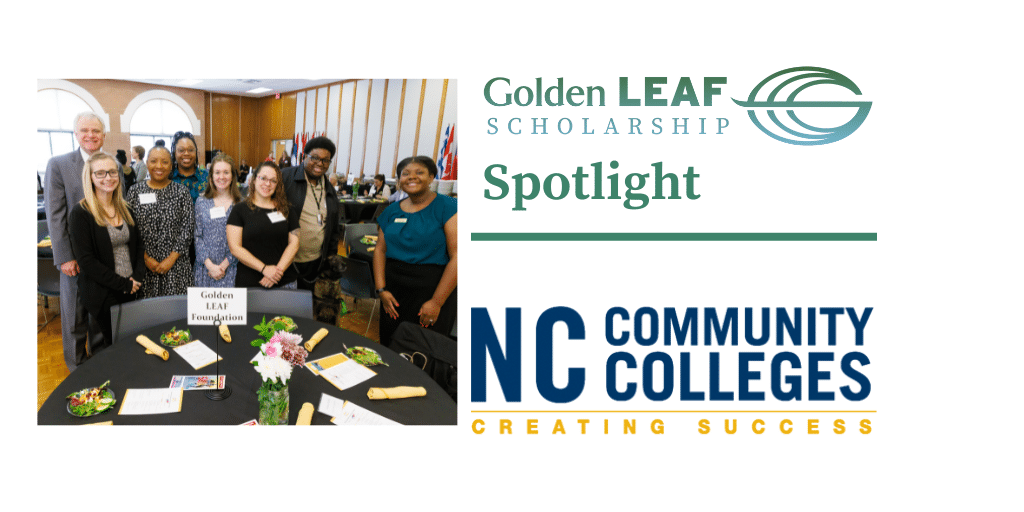 Golden LEAF supports students attending North Carolina community colleges