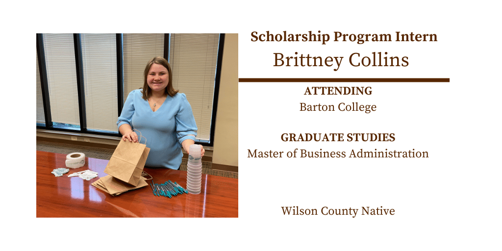 Golden LEAF Scholarship Program Intern Spotlight: Brittney Collins