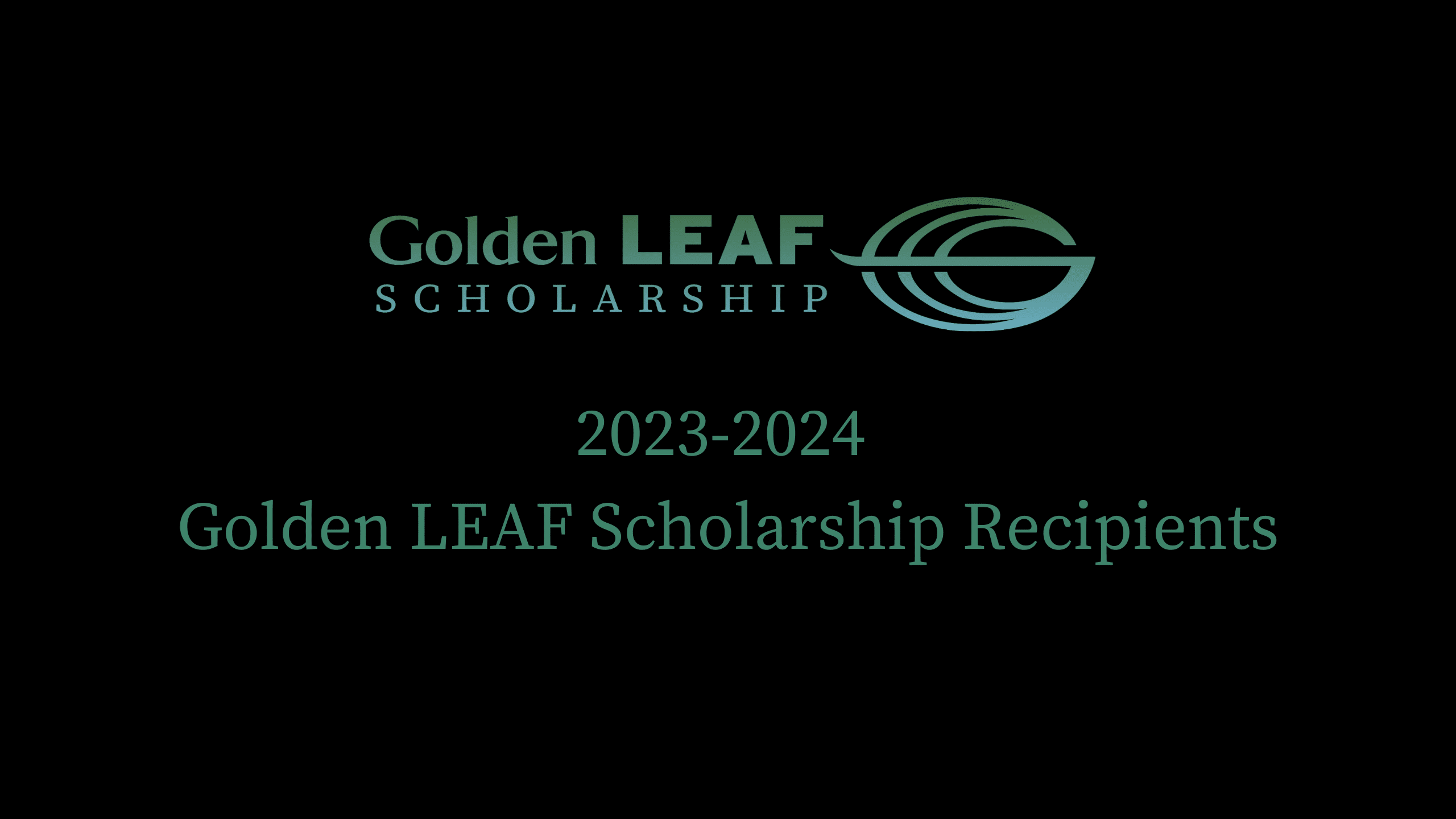 Golden LEAF Announces 2023-2024 Golden LEAF Scholarship Recipients