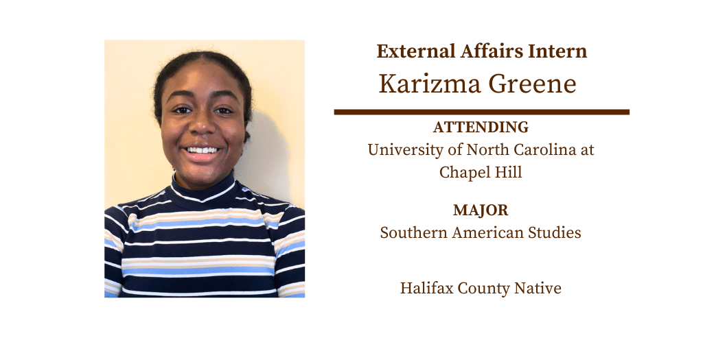 Golden LEAF External Affairs Intern Spotlight: Karizma Greene