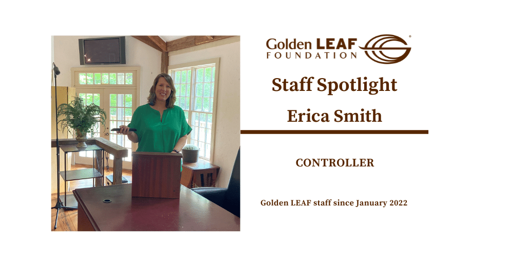 Golden LEAF Staff Spotlight: Erica Smith