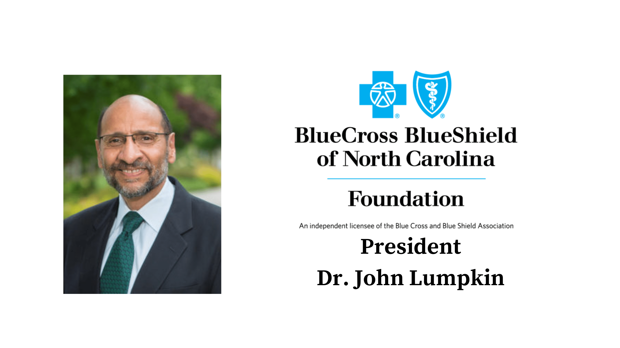 Critical Conversations with Scott T. Hamilton featuring Blue Cross and Blue Shield of North Carolina Foundation President Dr. John Lumpkin