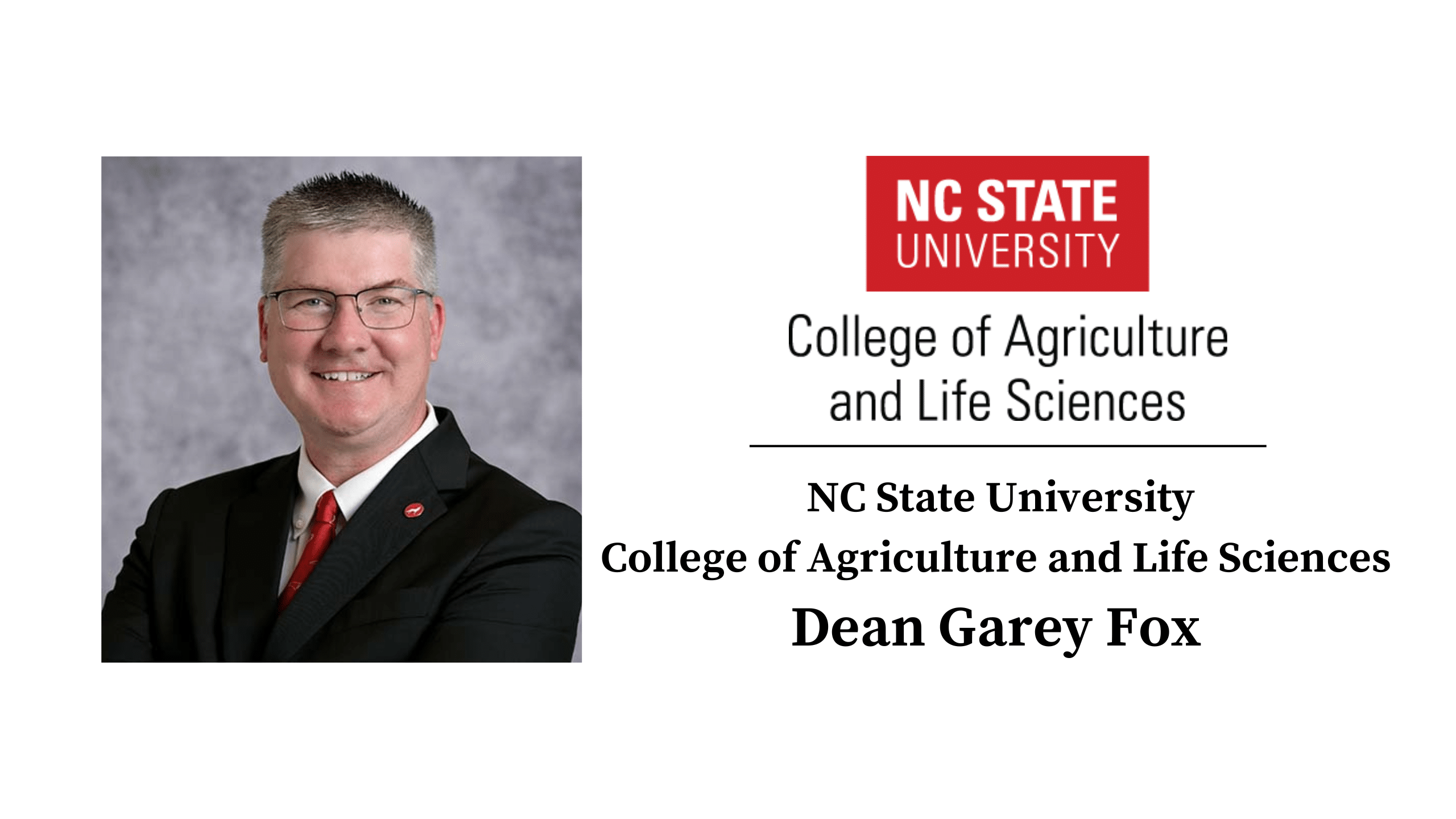 Critical Conversations with Scott T. Hamilton featuring Dr. Garey Fox, Dean of the College of Agriculture and Life Sciences at NC State University