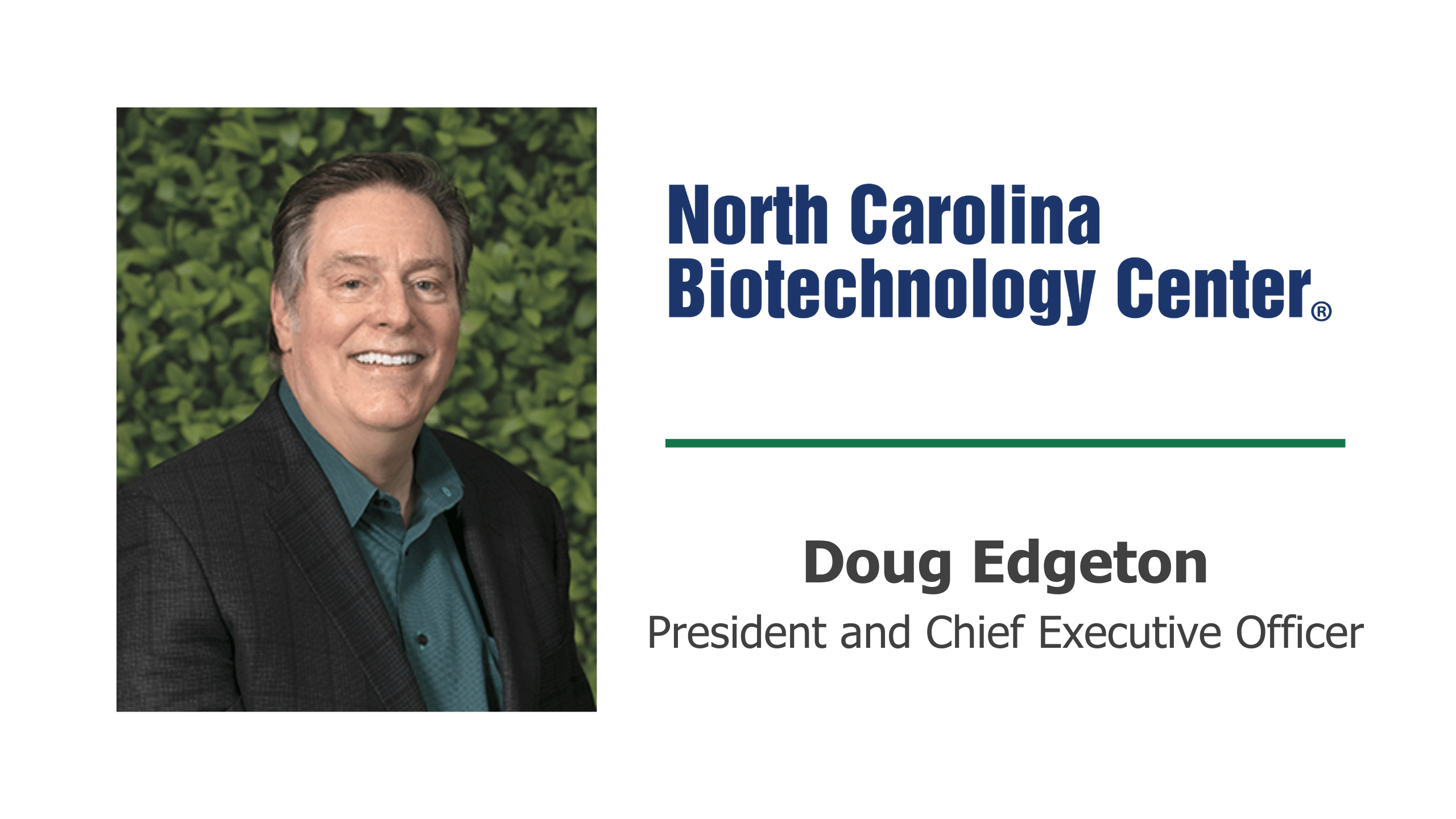 Critical Conversations with Scott T. Hamilton featuring NCBiotech’s President and Chief Executive Officer Doug Edgeton