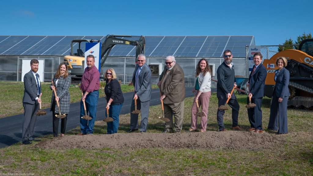 Blue Ridge Community College breaks ground on automated greenhouse