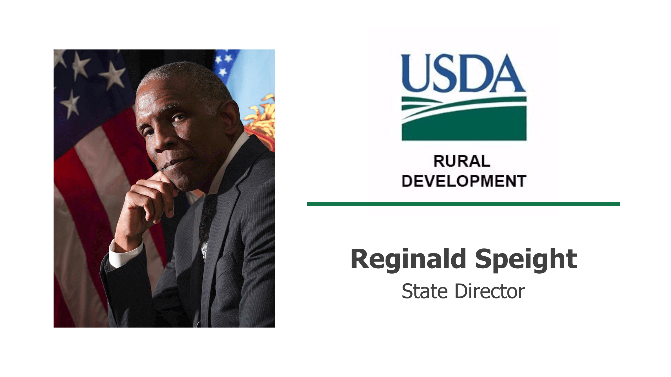 Critical Conversations with Scott T. Hamilton featuring USDA-Rural Development State Director Reginald Speight
