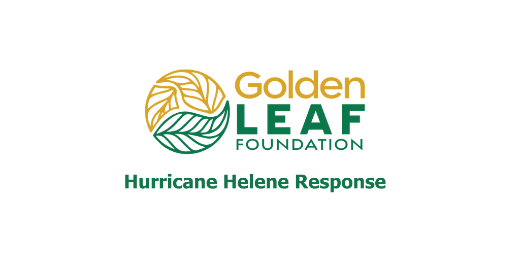 Golden LEAF awards Hurricane Helene Business Recovery Loan and Relief funding